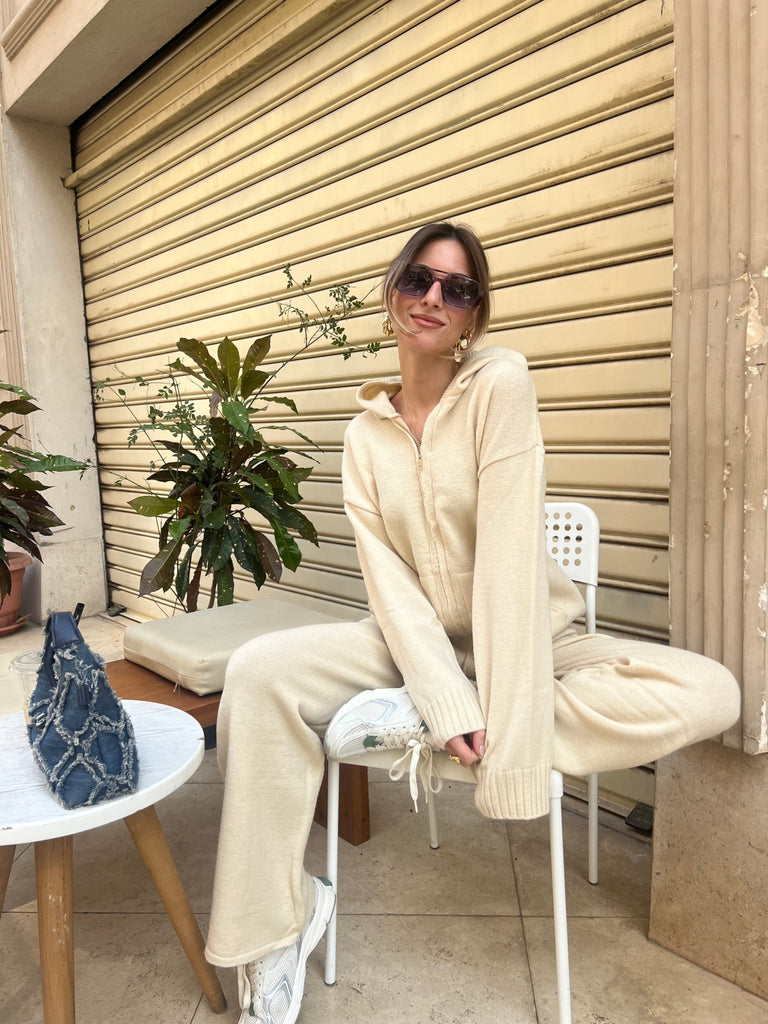 Beige Zip Set - Mii
