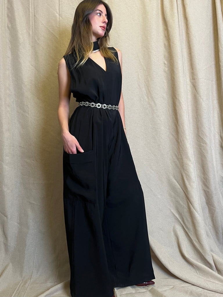 Black Loose Jumpsuit - Mii