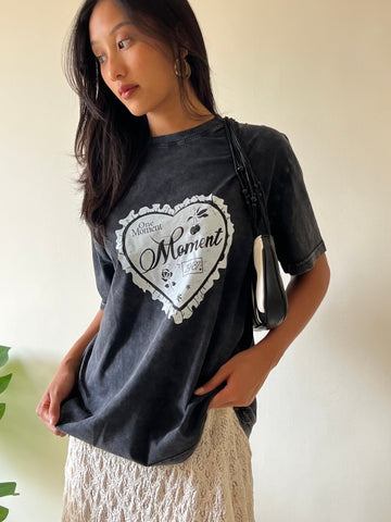Black One Moment T-Shirt - Mii