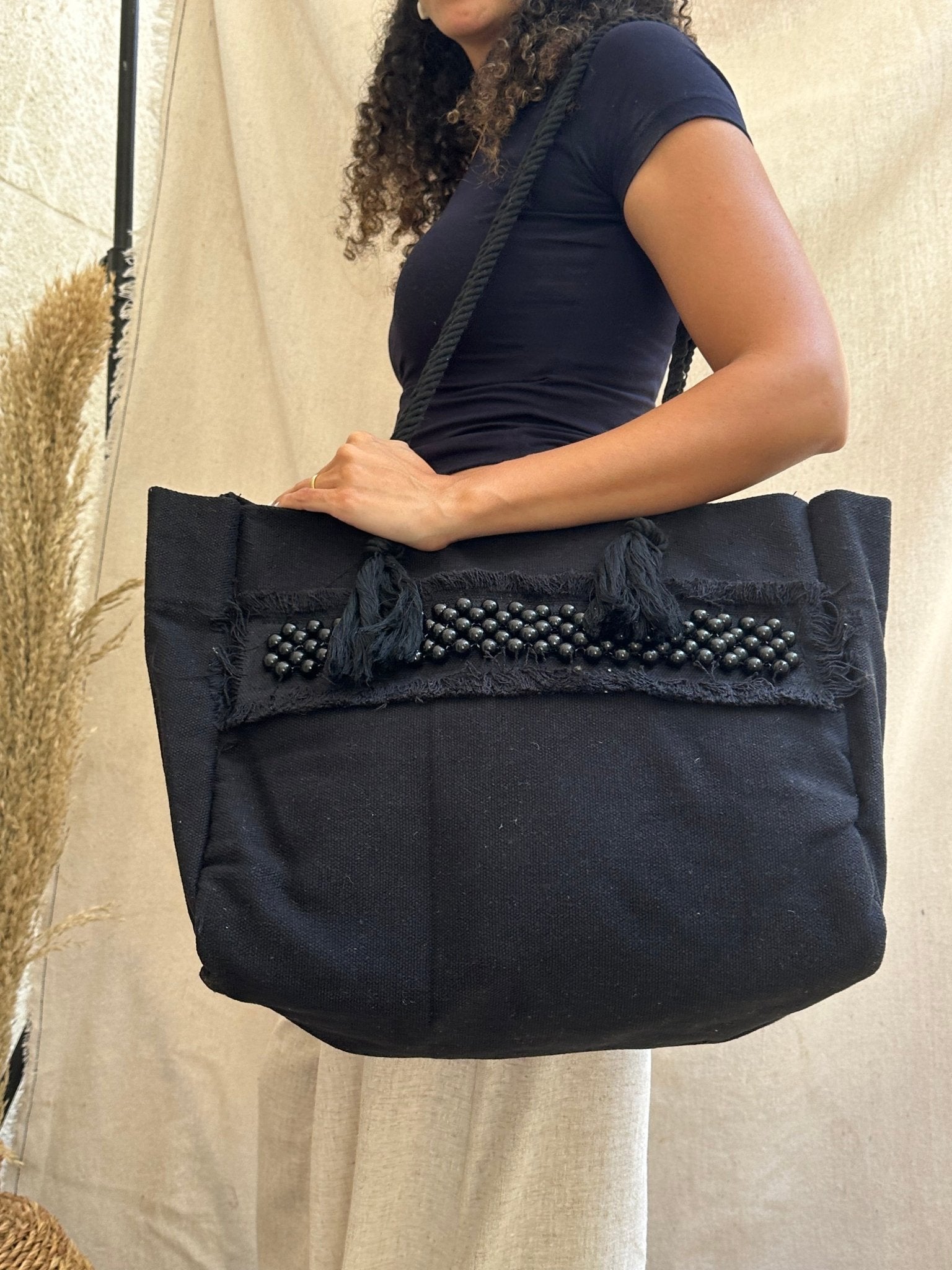 Pearl bag black 2025