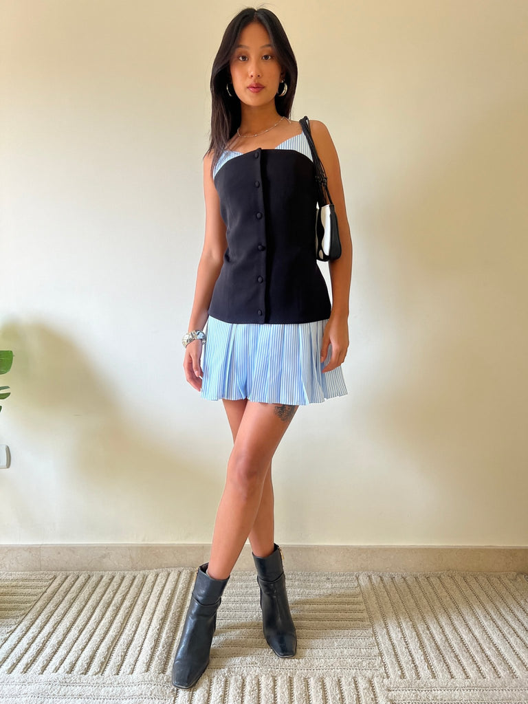 BlueXBlack Dress Tennis Vested Dress - Mii