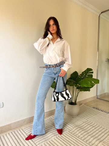 Light Blue Boot Cut Denim - Mii