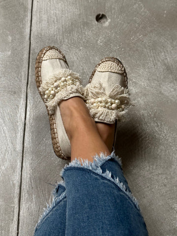 Beads & Fringes Espadrille - Mii