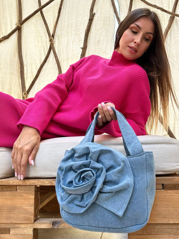 Blossom Denim Bag - Mii