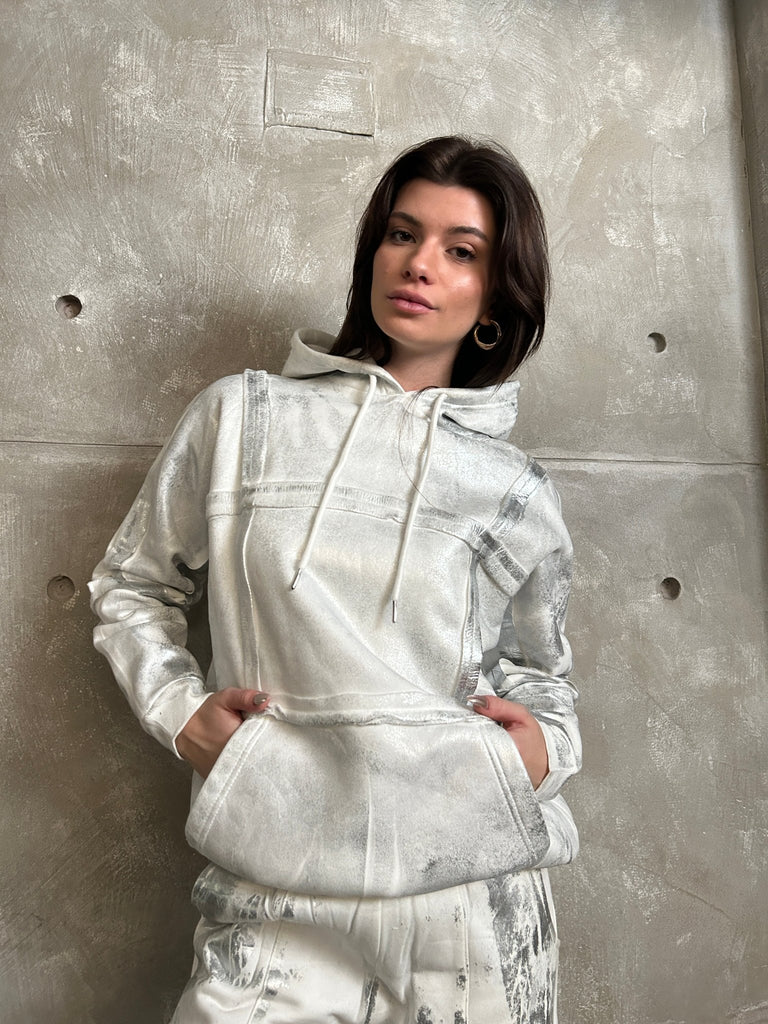 Silver Washed Hoodie - Mii